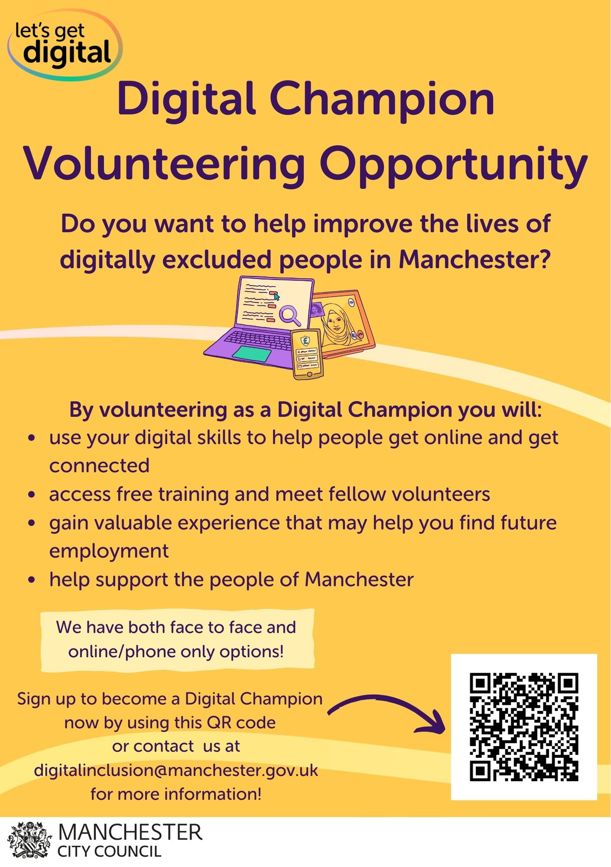 digital champion volunteering opportunity