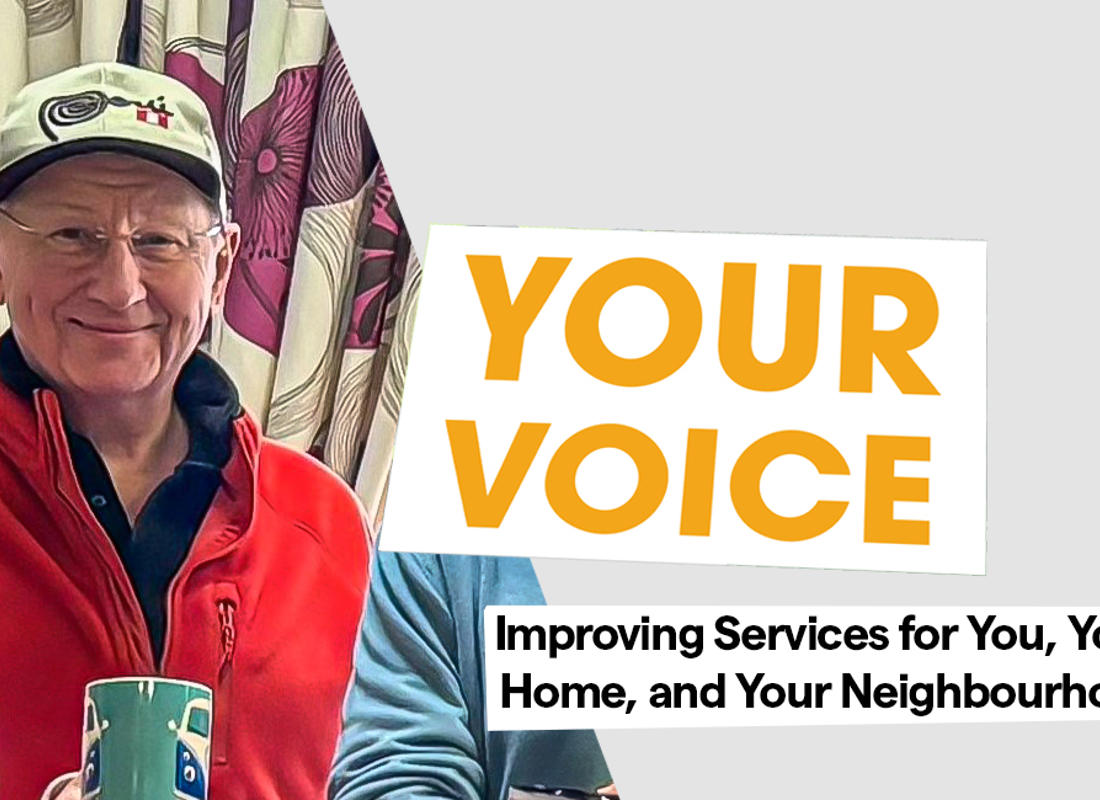 your voice gary banner - improving services for you, your home and your neighbourhood