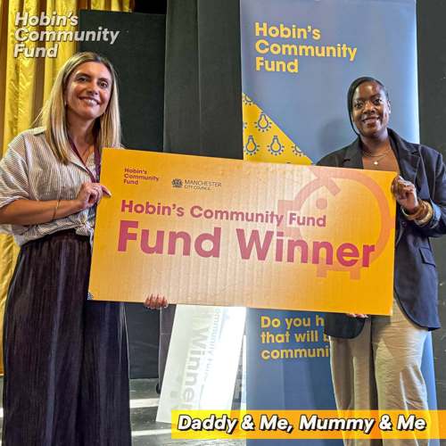 Daddy and Me, Mummy and Me accepting Hobin's award