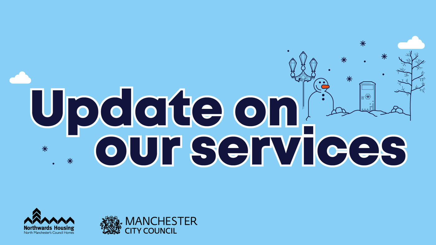 Update On Our Services at Christmas graphic