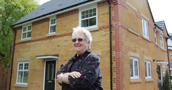 Sue Abbott In Front Of One Of Equity Livings Shared Ownership Properties