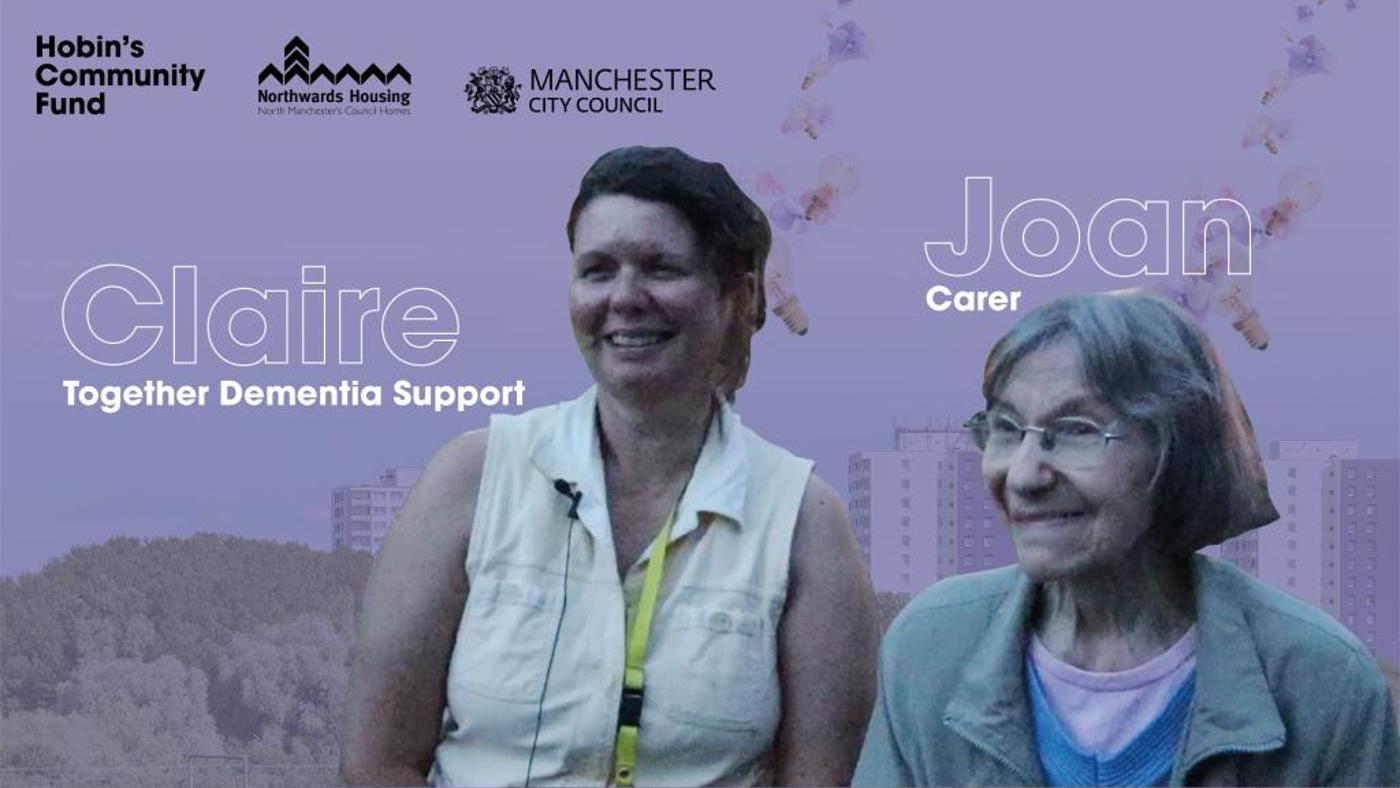 Claire From Together Dementia Support And Joan One Of The Carers The Charity Helps